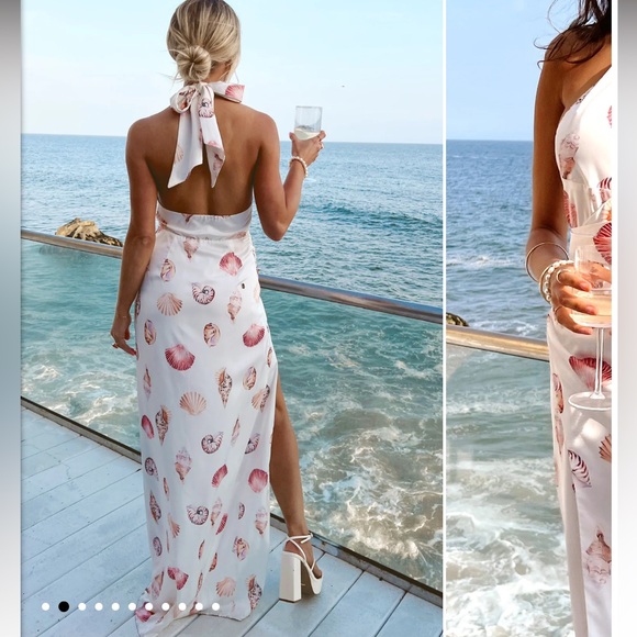 Show Me Your Mumu Adele Halter Maxi Dress - Picture 2 of 9